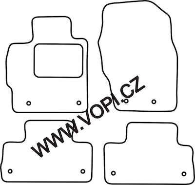 Autokoberce Mazda CX-7 diesel 2009 - Colorfit Fun (2854)